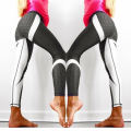 Leggings de estampado de patrón de malla Fitness Fitness High Wisted Gym Gym Leggins Scrunch Butt Sport Leggings impresos para mujeres